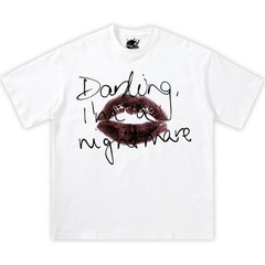 IM A NIGHTMARE Boxy Vintage Shirt Graphic T-shirt Oversized Streetwear Y2K Unise