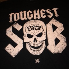 Stone Cold Steve Austin Toughest SOB WWE WWF Distressed T-Shirt XL