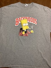 Backwoods Bart Simpson Shirt Size 2XL Blunts Stoner
