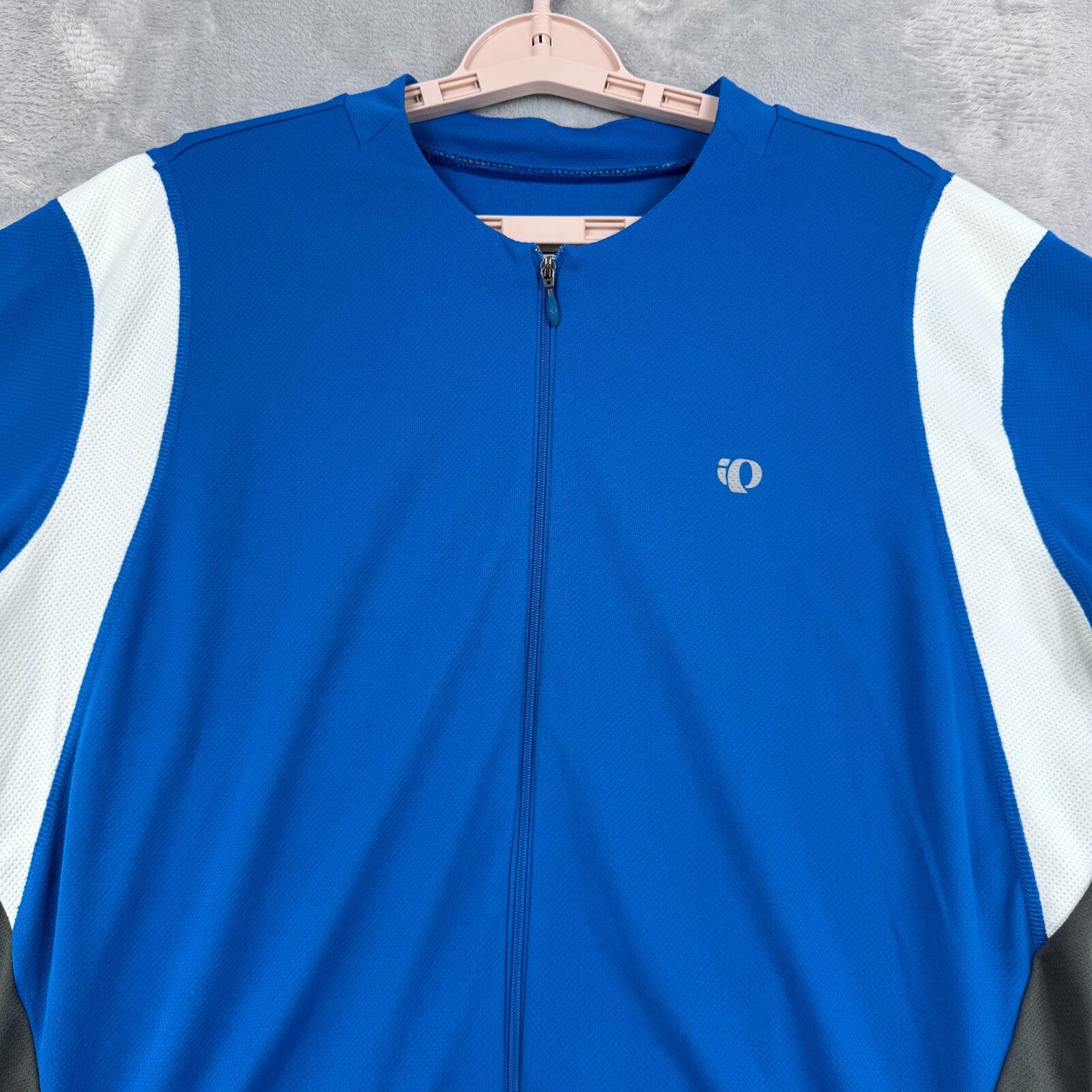 Pearl Izumi Cycling Shirt Select Men's 2XL Blue Short Sleeve Zip gallery