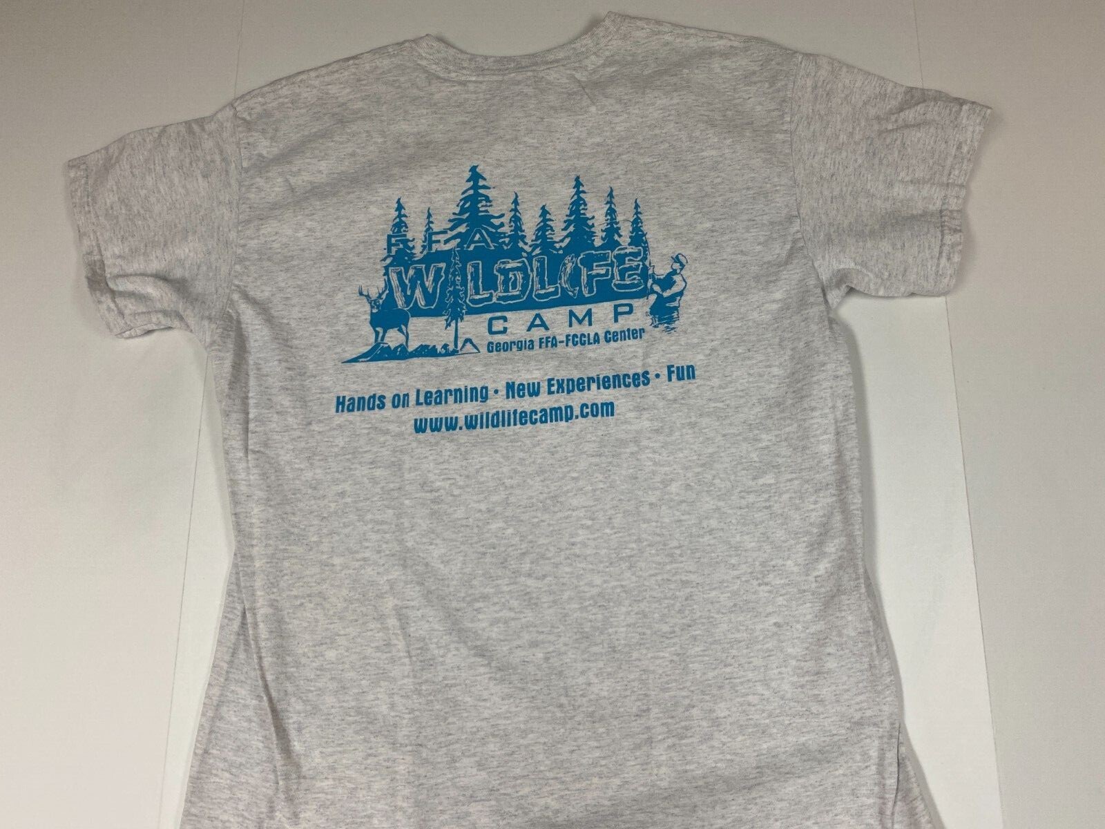 Camp Wildlife Mens shirt Large gray gallery