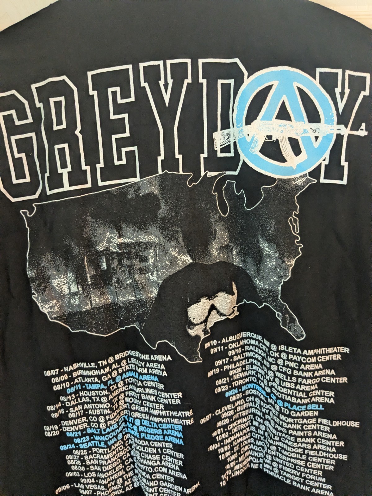 Suicide Boys G59 2024 Greyday North America Tour Concert Merch T Shirt Black MED gallery