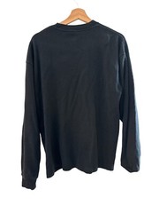 John Son Super Heavy Weight Black Long Sleeve Shirt XL Made In China