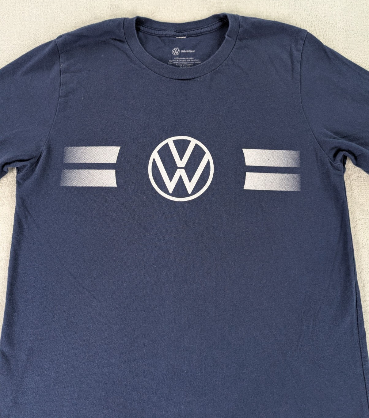 Volkswagen Drivegear T Shirt Graphic Tee Blue Short Sleeve Men Medium gallery
