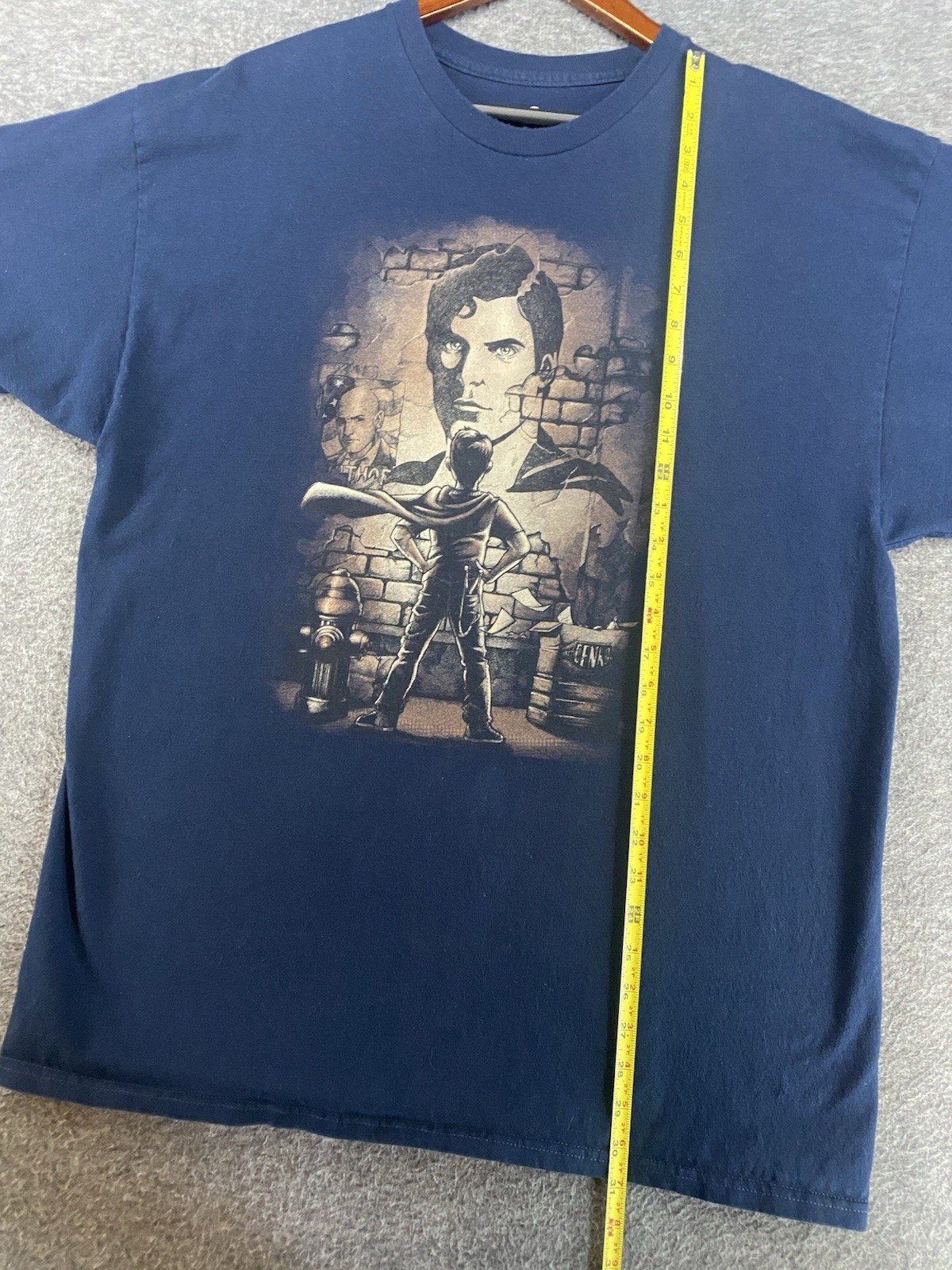Superman Christopher Reeve Short Sleeve Graphic Tee Men’s Size XXL Blue T Shirt gallery