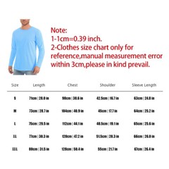 Men’s UPF 50+ UV Protection Long Sleeve T-Shirt Sun Block Casual Fishing Shirts