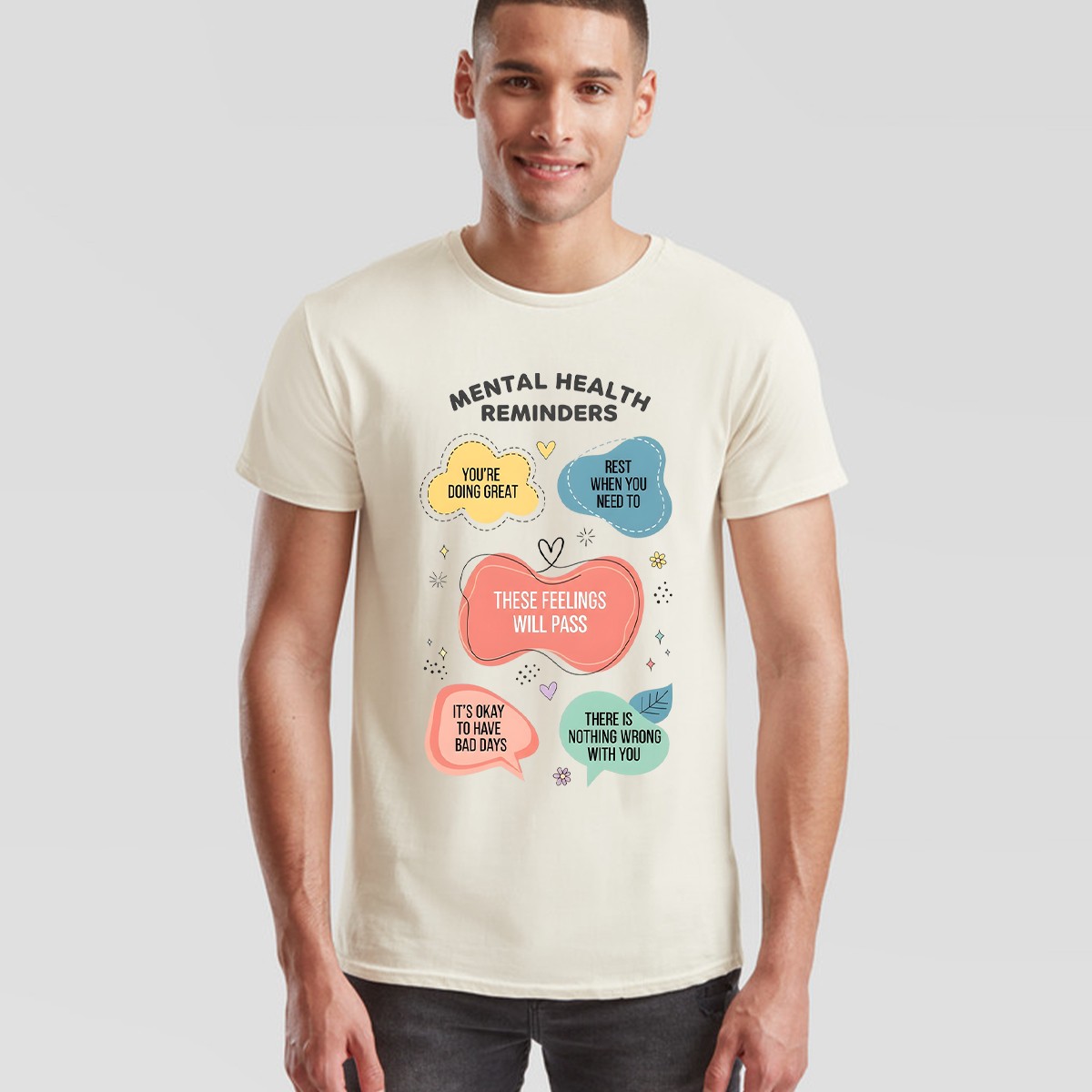 Unisex Mental Health Reminders Tshirt gallery