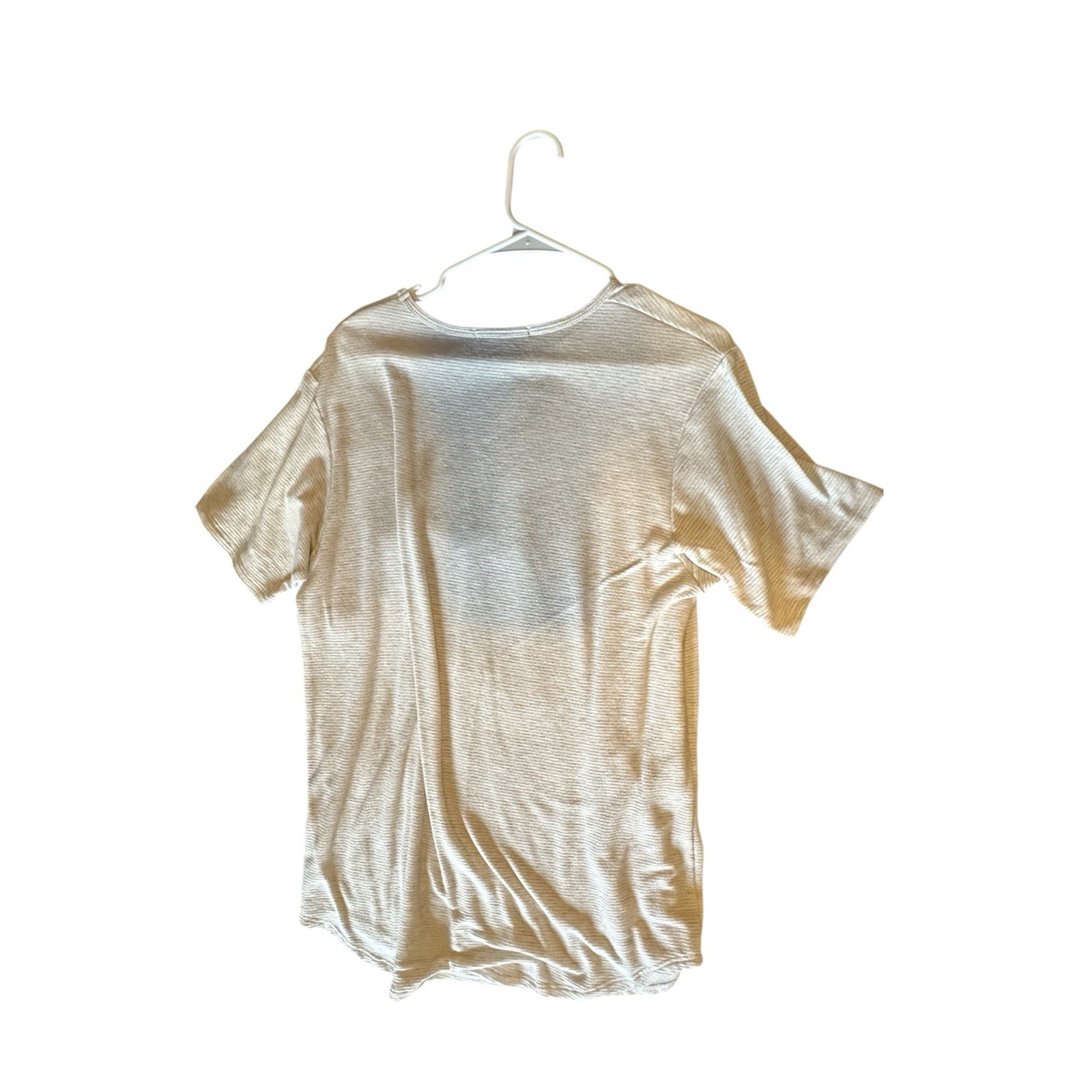 Buckle Black Henley Shirt Mens Large beige Short Sleeve BKE gallery