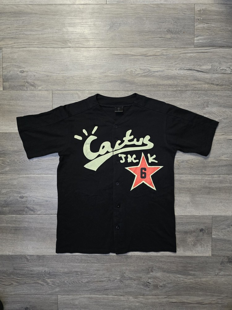 Travis Scott Cactus Jack T-Shirt Medium Baseball Jersey Style