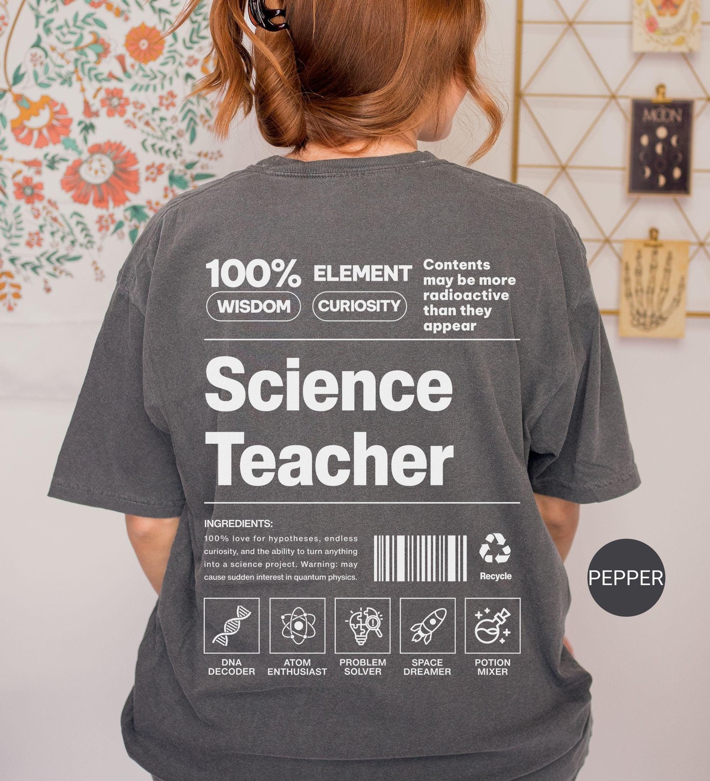 Science Teacher Shirt Funny Chemistry Biology Physics Tee Stem Gift