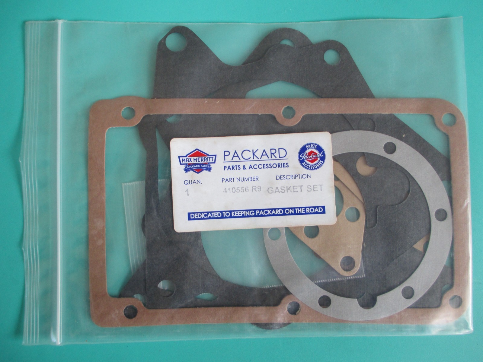 MAX MERRITT 1940-1949 PACKARD OVERDRIVE GASKET SET WITH R9