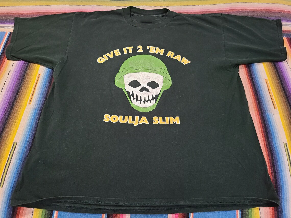 Codeine 1998 Soulja Slim Give It 2 ‘Em Raw Short Sleeve S to 5xlt
