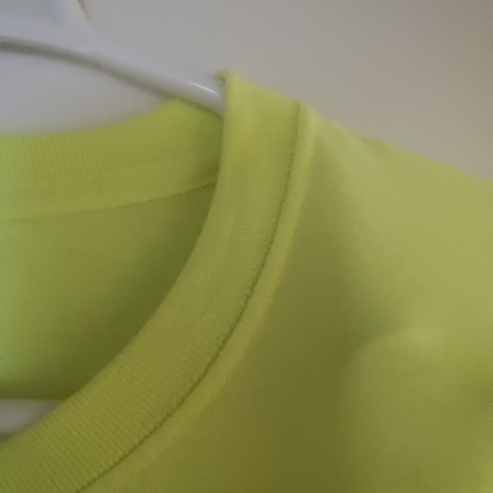 Men's 4X Fruit Of The Loom Yellow High Visibility Safety Shirt Job Construction gallery