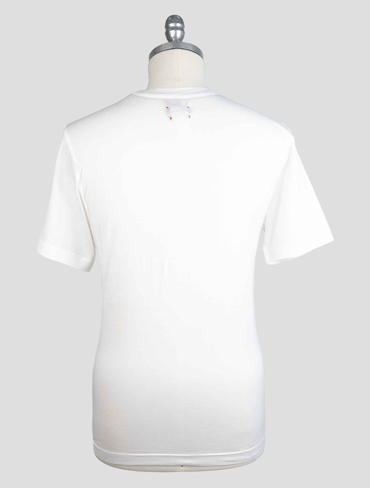 NEW KITON WHITE COTTON T-SHIRT EU 56 - US 46 - 2XL KMZ33 gallery