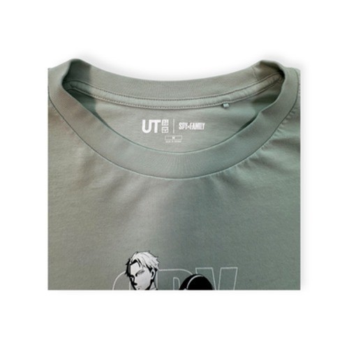Uniqlo Grey Crew Neck Short Sleeve Cotton Men All Seasons T-Shirt L gallery