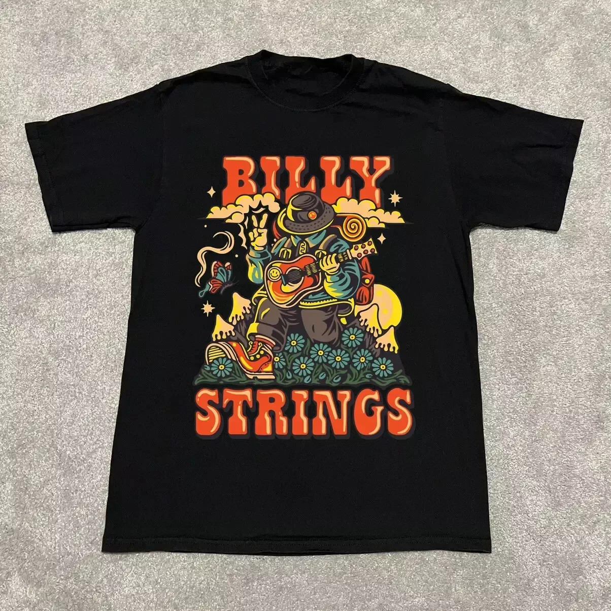 Billy Strings FALL WINTER 2021 Black Cotton T Shirt Full Size S-5XL gallery