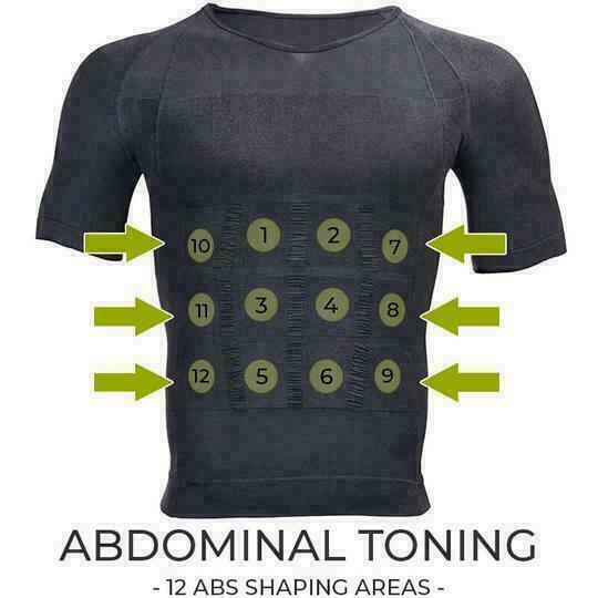 Classix Man Body Toning T-Shirt The Ultra Durable Body Compression Shapewear Top gallery