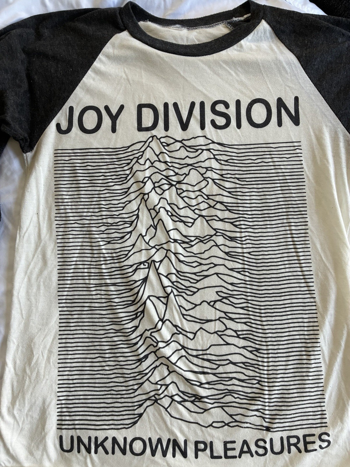 Joy Division 'Unknown Pleasures' Vintage T-Shirt Size Small (woman’s Medium) gallery