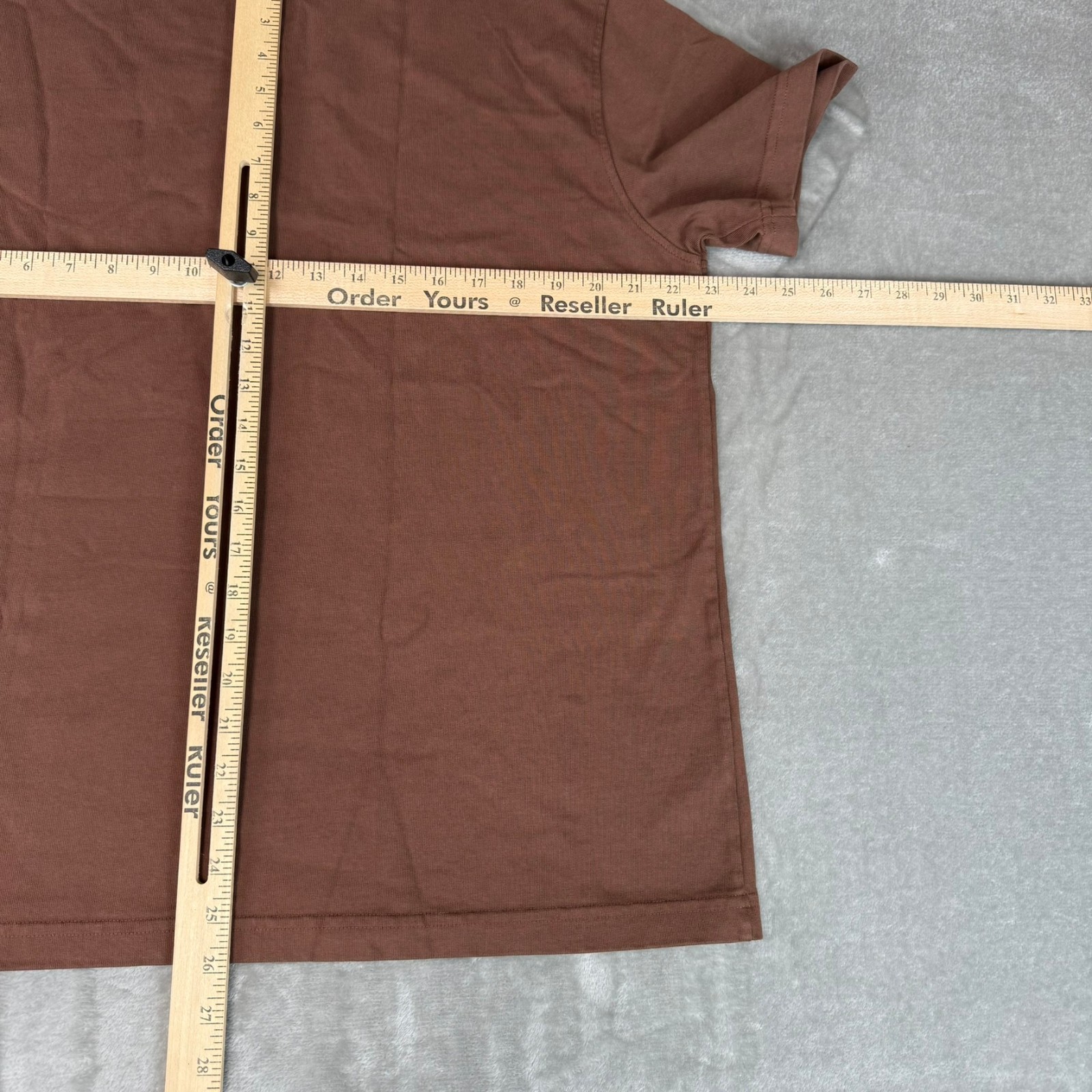 American Giant Everest Tee Mens Medium Tiramisu Brown Heavy Thick $80 USA NWOT gallery
