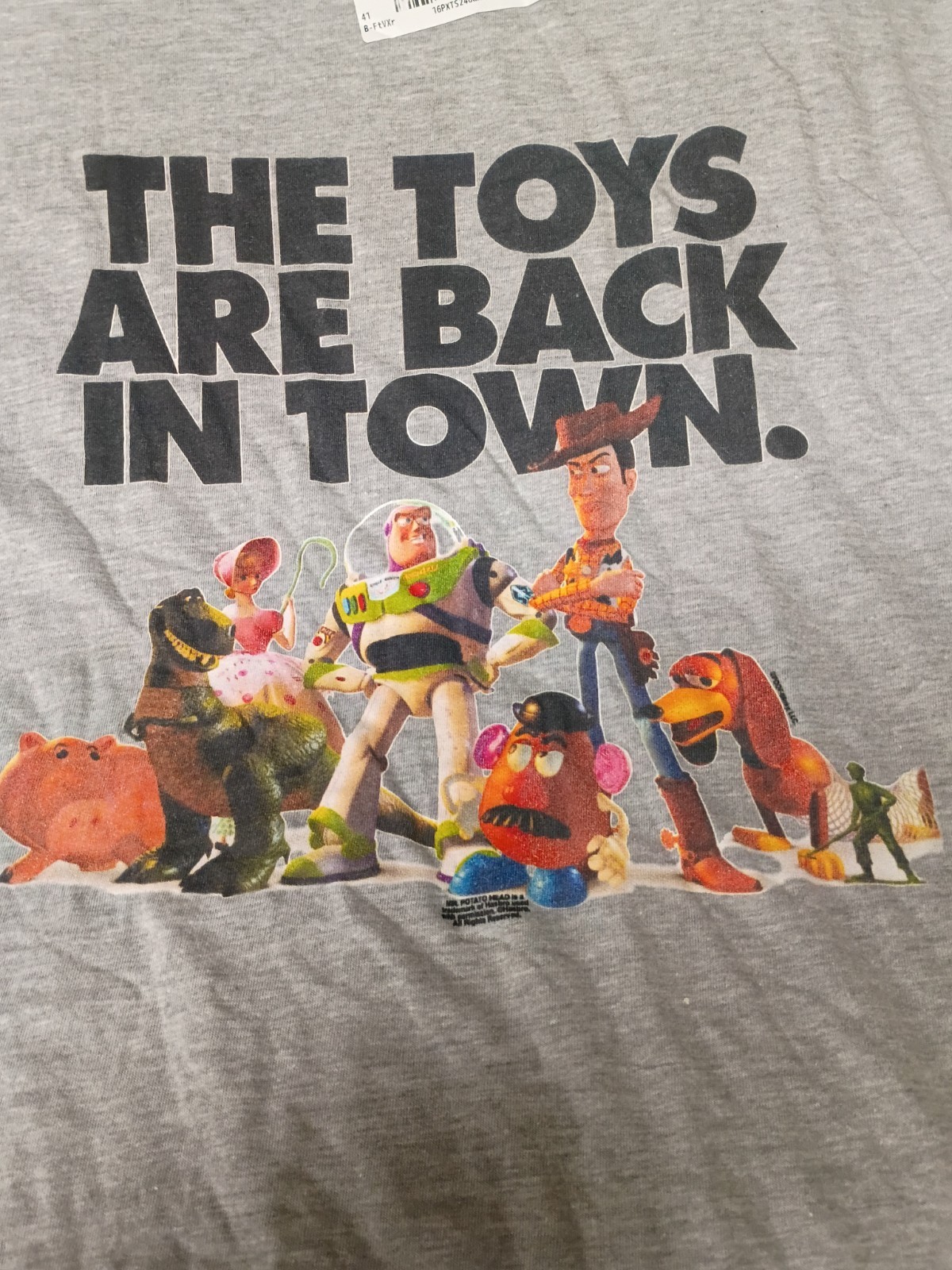 Vintage Disney Toy Story "The Toys Are Back In Town" Graphic T-Shirt Size XL gallery