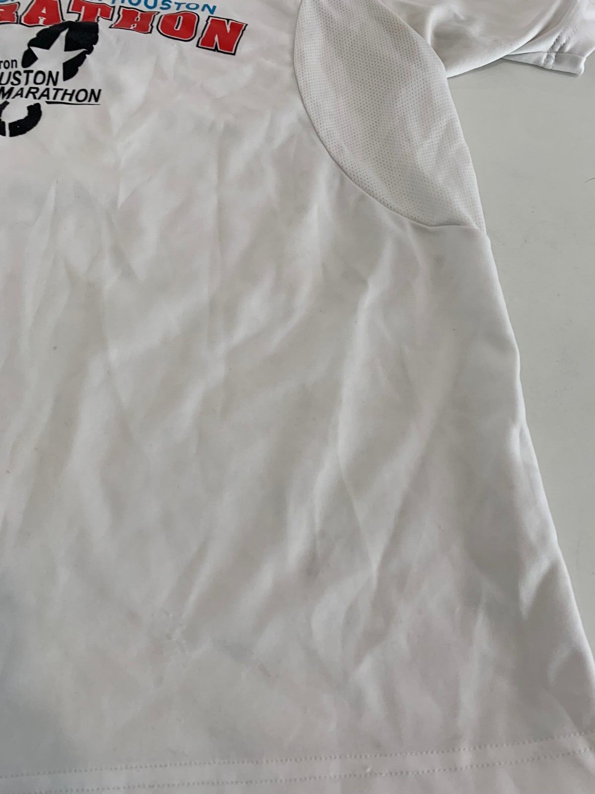 Houston Marathon Shirt Large White 2006 Chevron 26.2 Mile Running Walking Race gallery