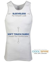 Men’s Gildan A-shirts Tank Top Undershirt 100% Cotton, White, X-Large, (12 PACK)