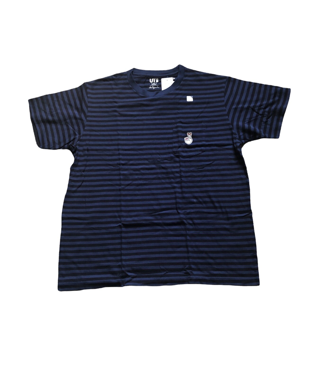 UNIQLO MEN TOPS short Sleeve PIETER CEIZER GRAPHIC Tee T-SHIRT 69 NAVY Size XL gallery