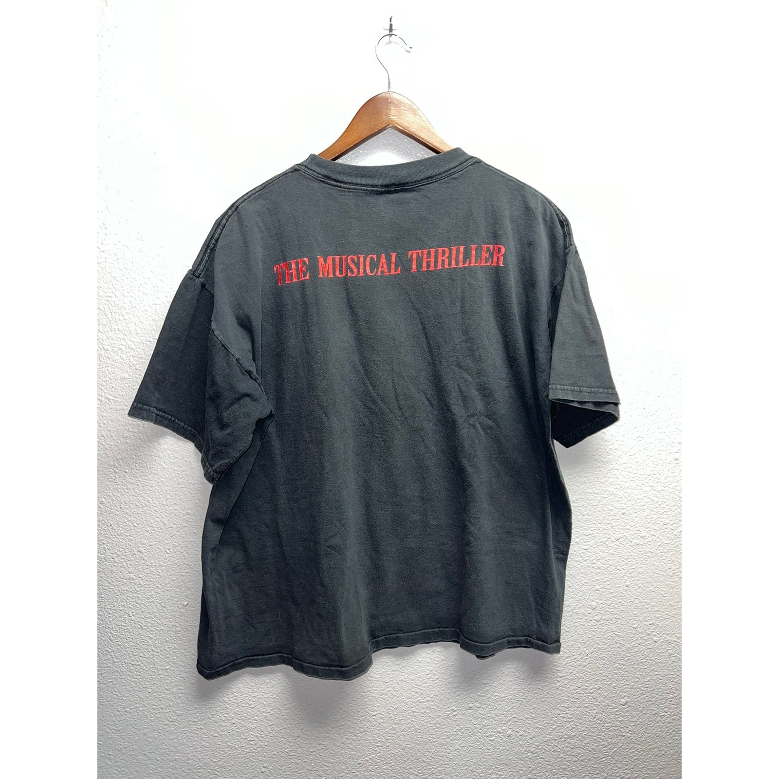 Vintage Jekyll And Hyde Shirt Musical Play Graphic Black Tultex 90s 1990s Tee XL gallery