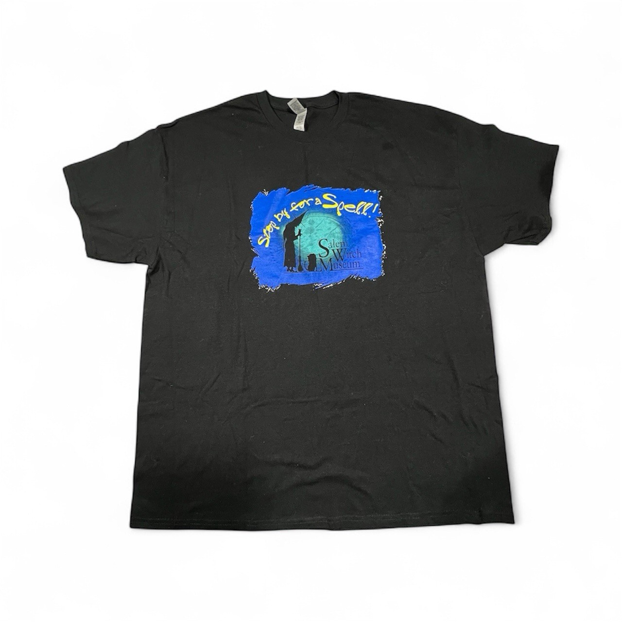 Salem MA Witch Museum T-shirt Halloween Town By Stop by for a Spell 2XL New gallery