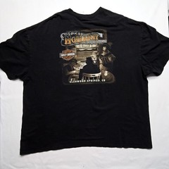 Harley Davidson Doc Holiday Graphic Shirt Glenwood Springs Black 4XL Biker Tee