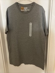 NWT Men’s Duluth Longtail T Trim Fit Gray T-shirt Size L 100% Cotton