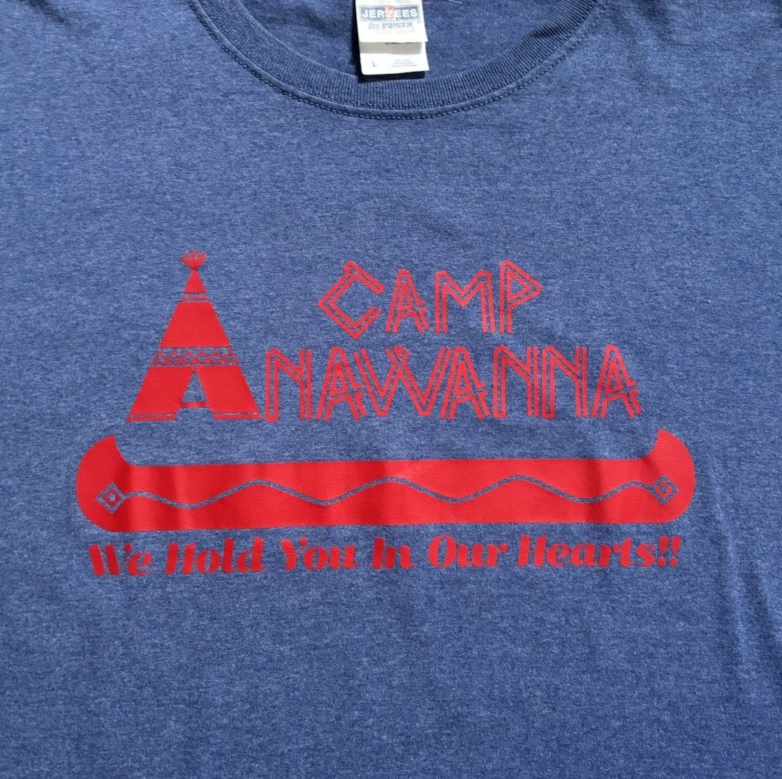 Vintage Camp Anawanna Salute Your Shorts T Shirt Size Large gallery