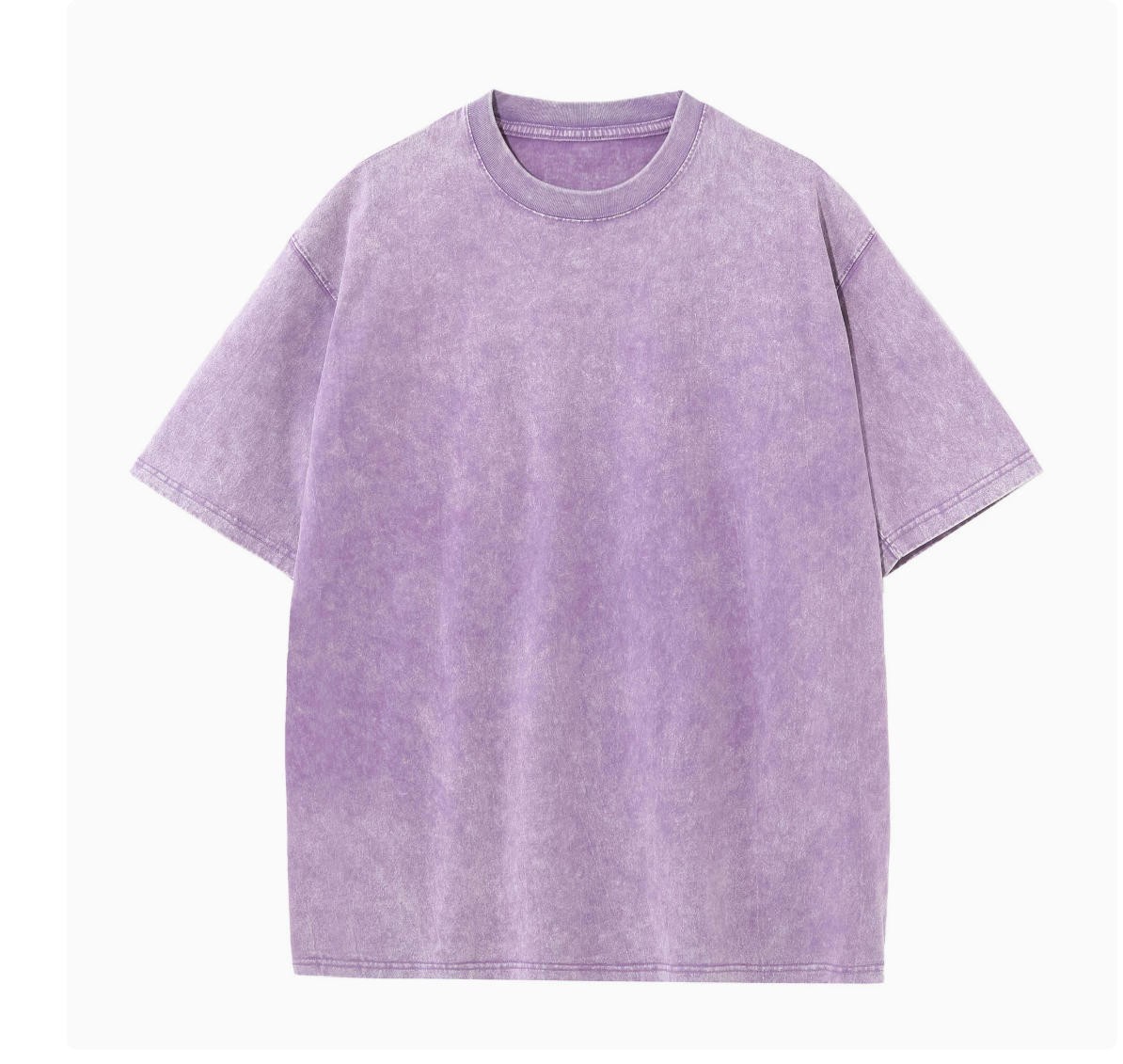 Summer Men's Washed T-Shirts 230G Heavy Cotton Vintage Faded Color Oversized Hot gallery