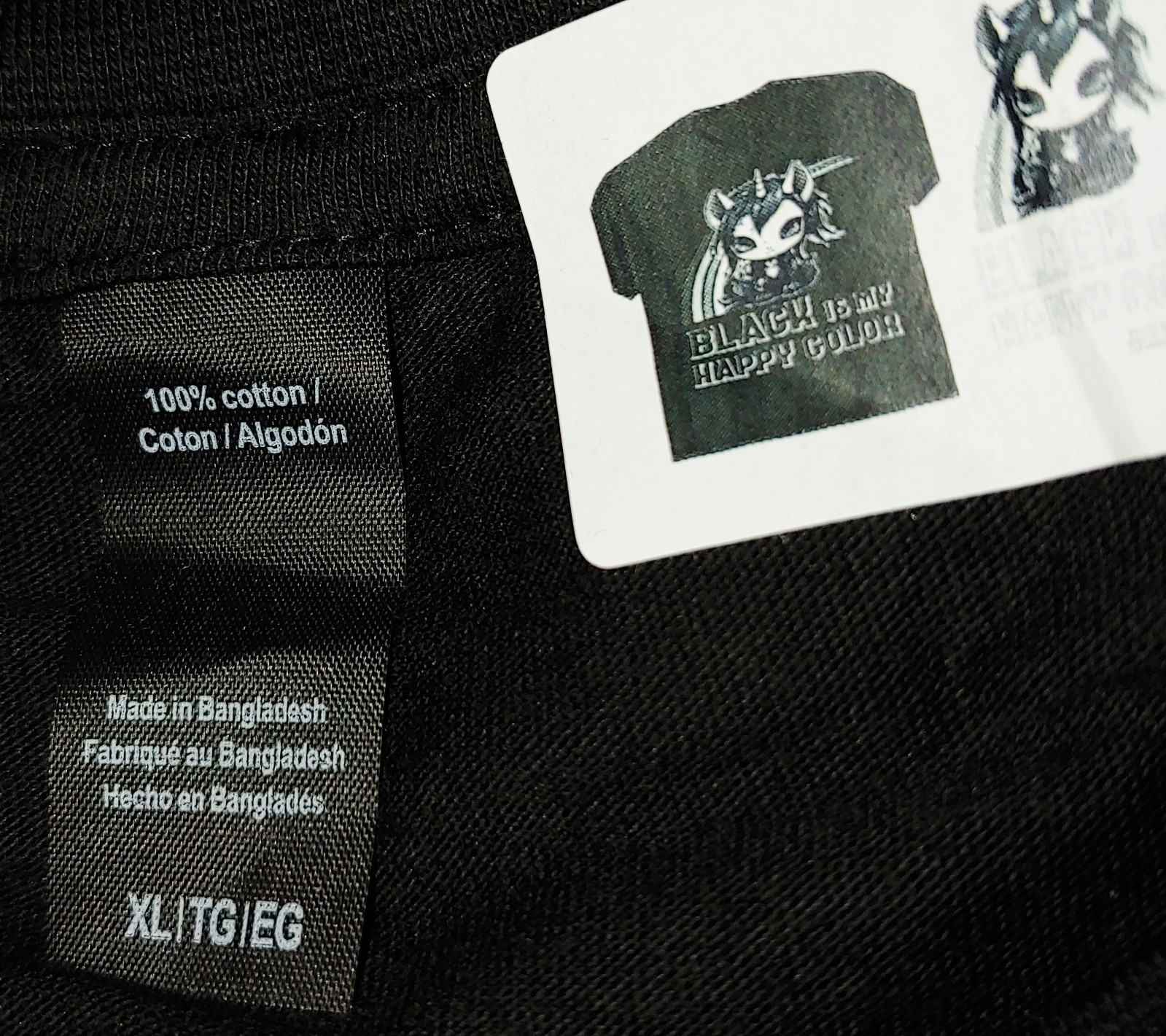 NWT BACK IS MY HAPPY COLOR UNICORN SHIRT sz xl gallery