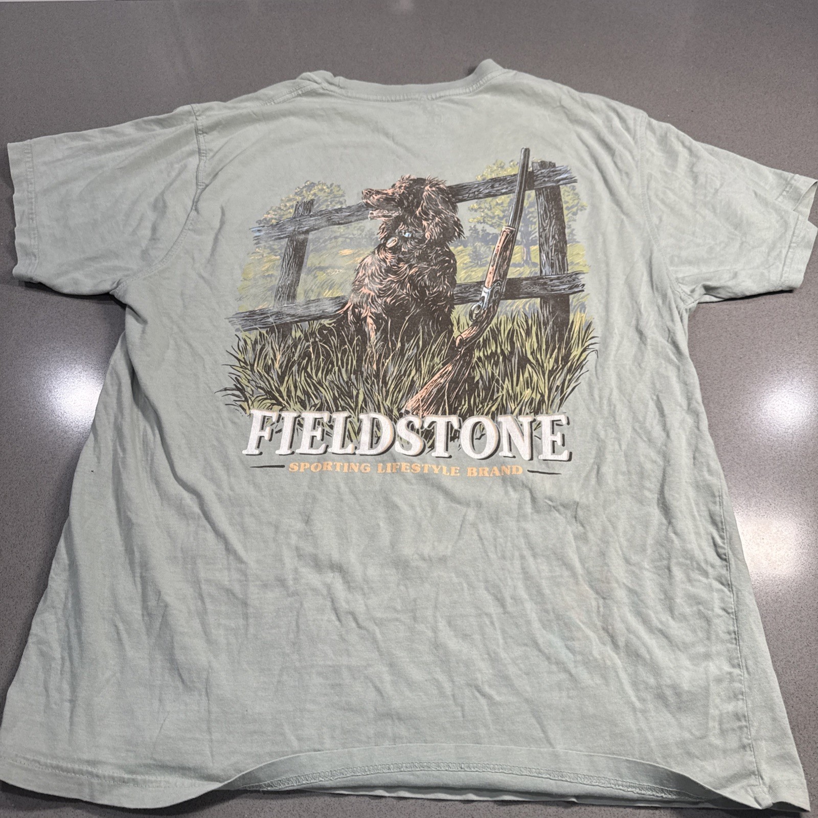 FIELDSTONE - Light Green T-Shirt, Sporting Lifestyle, Waterfowl Retriever M gallery