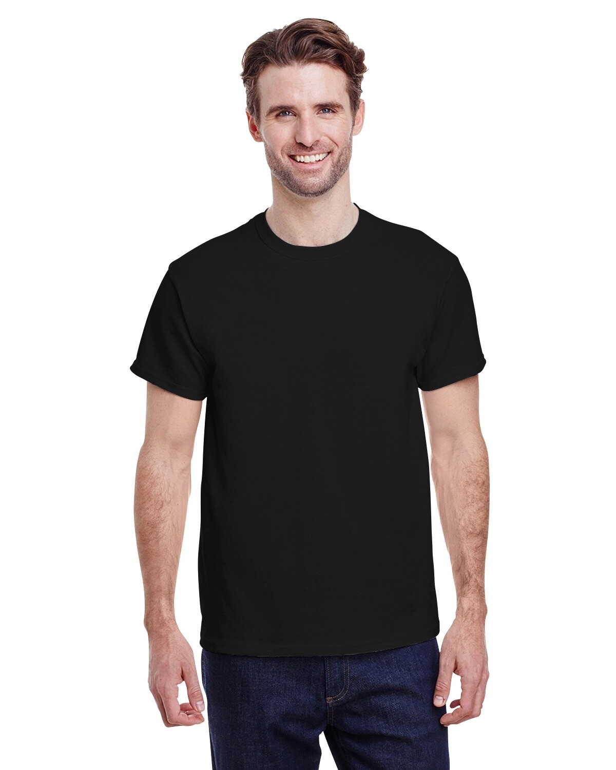 Gildan Mens G500 Solid Heavy Cotton Plain Short Sleeve Blank Casual Fit T-Shirt gallery