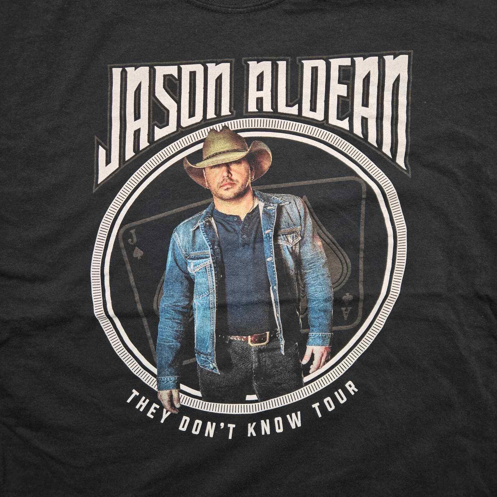 Jason Aldean They Dont Know Tour Shirt Size XL Country Music gallery