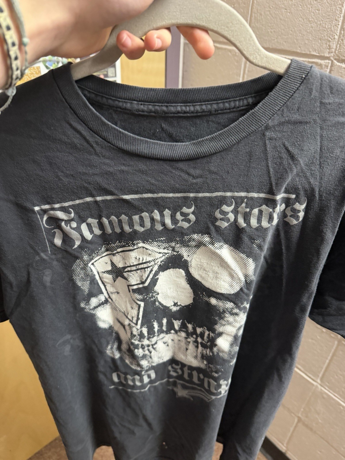 Rare Famous Stars And Straps OG Skull Shirt NWT Mens Mediums Travis Barker Blink gallery