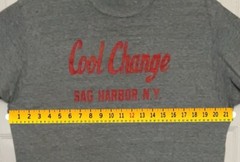 Single Stitch Hanes Cool Change Sag Harbor, NY Gray T-Shirt Size XL Made in USA