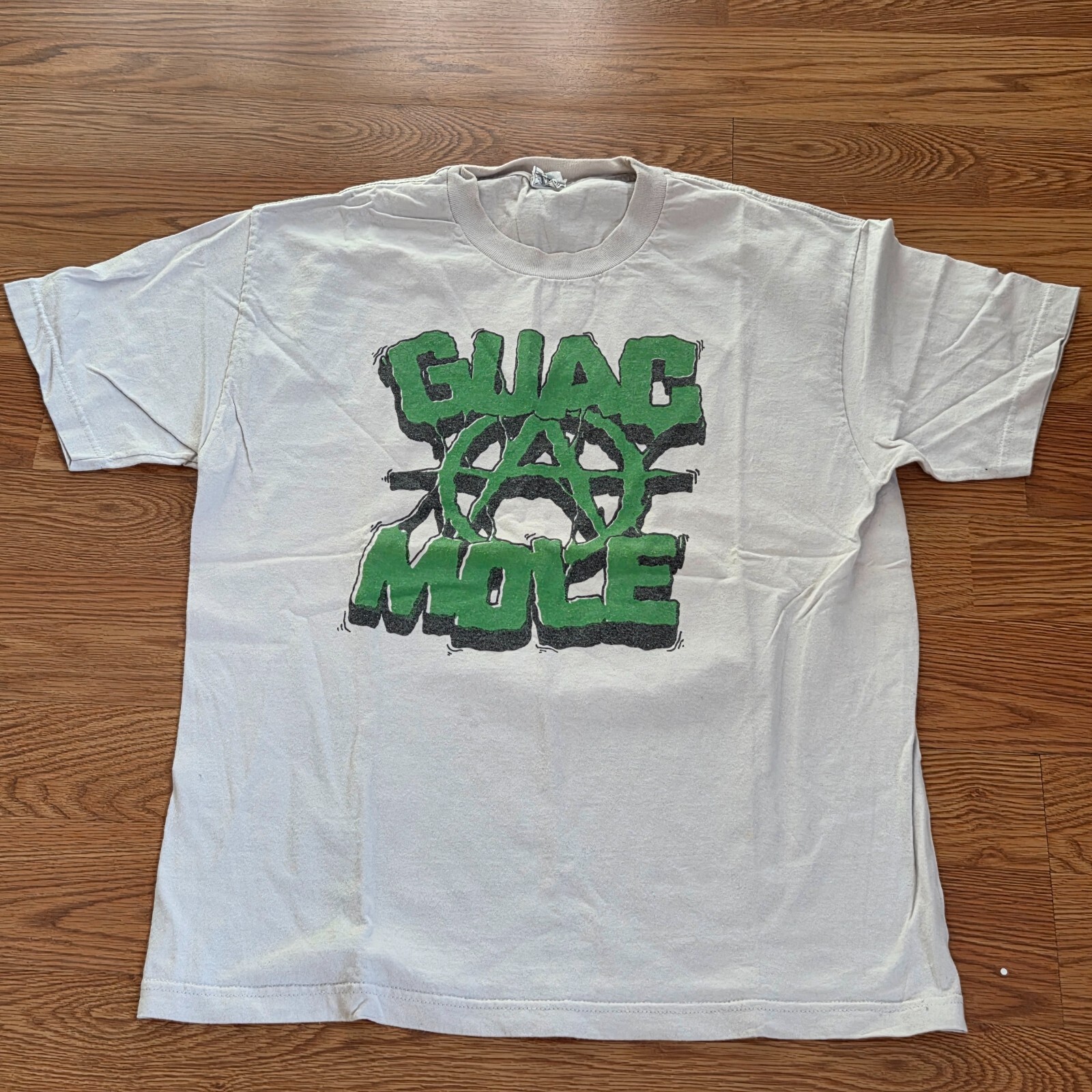 Vintage 2000s Guacamole Anarchy T Shirt Avocado Rebellion Large Summer Tee gallery