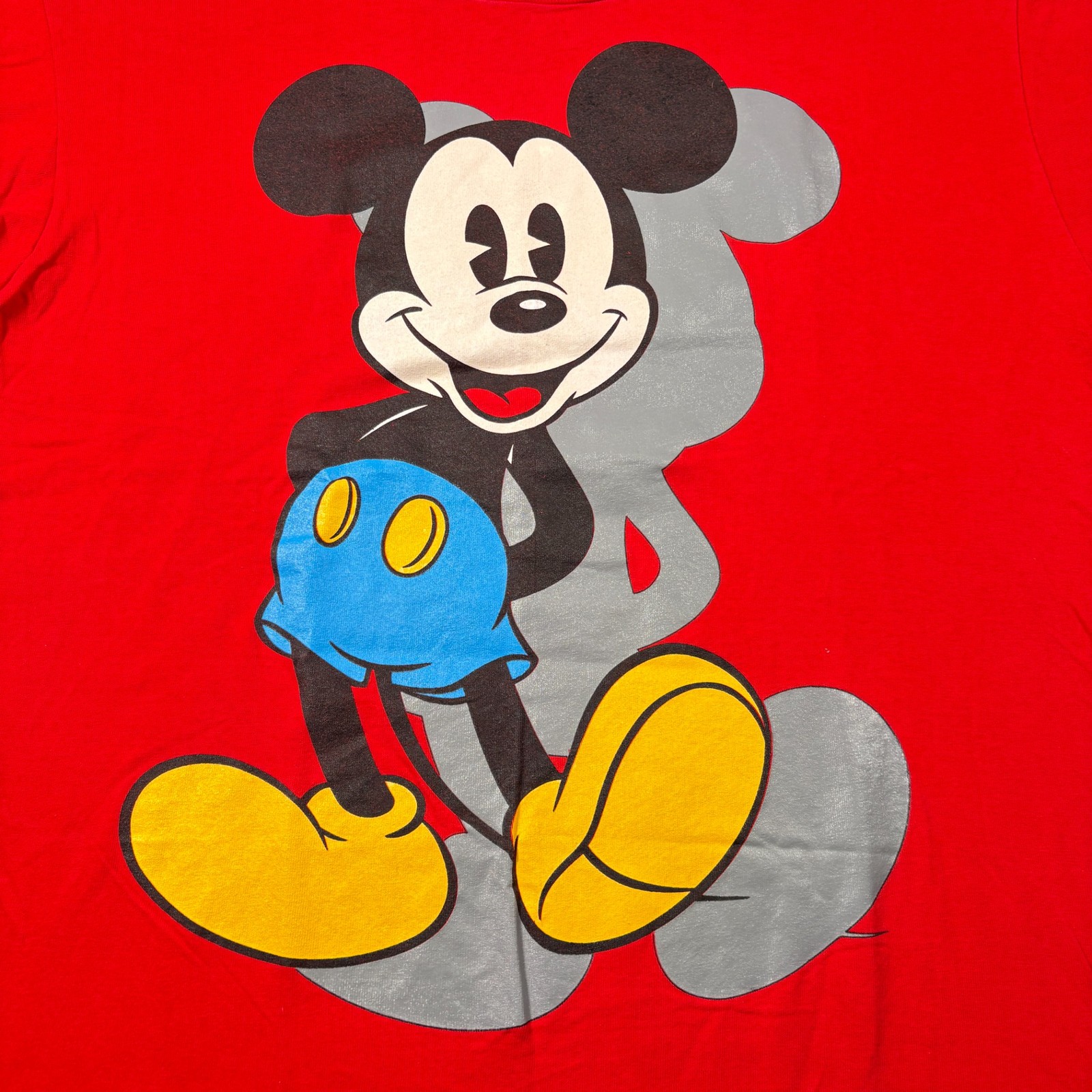 Vintage Walt Disney Mickey & Co T-Shirt Men One Size Fits All Red Cotton Graphic gallery