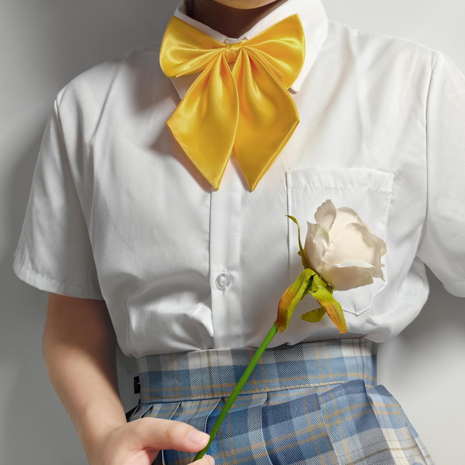 SYAYA Bow Tie for Women, Pre-Tied Bowtie Adjustable for School Girls Uniform ... gallery