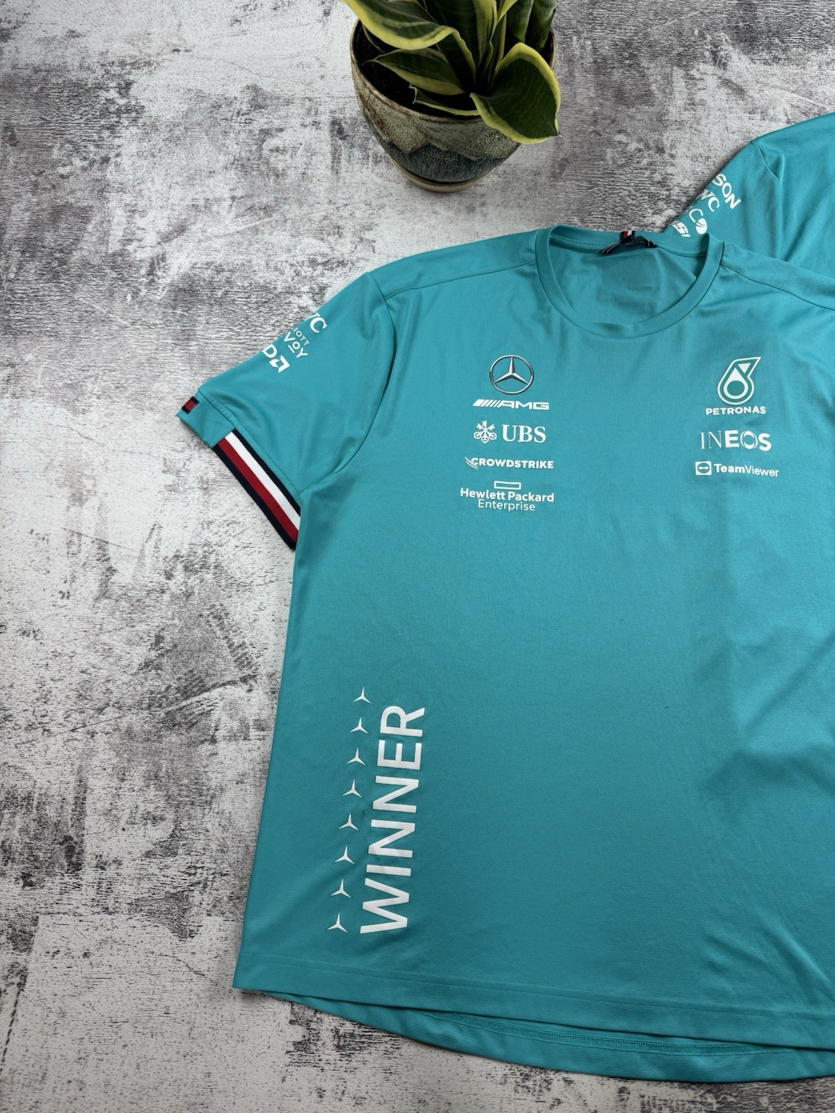 x2 Petronas AMG Winners 2021 2022 Moto Racing Formula 1 T Shirt Men’s Tee Jersey gallery