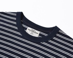 Retro Men Classic Breton Striped Long Sleeve Shirt Causal Cotton Sailor T-Shirts