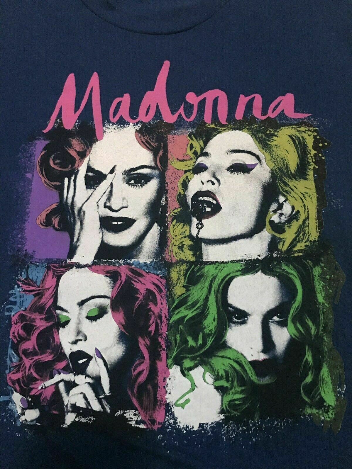 Madonna Rebel Heart Tour Concert Black Cotton Unisex S-234XL T-shirt gallery