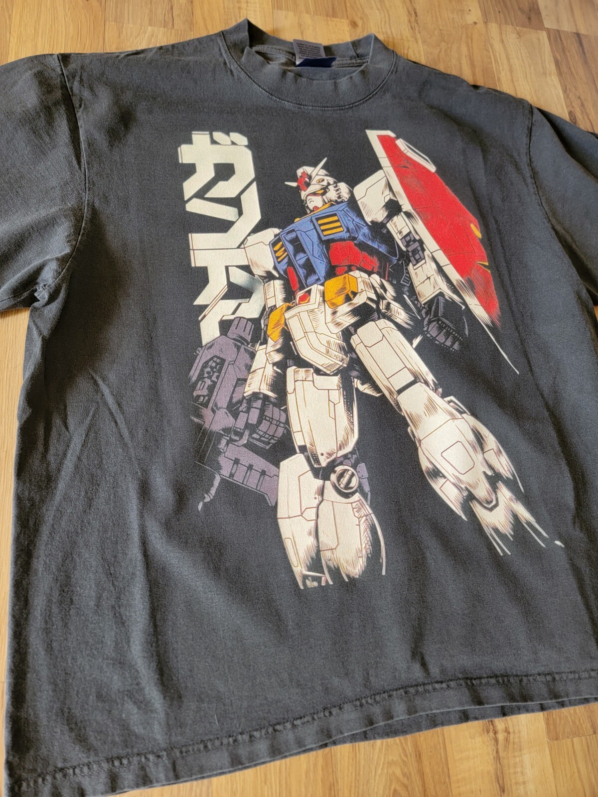 GUNDAM ON A SHAKA HEAVYWEIGHT GARMET DYED T SHIRT "MODERN" gallery