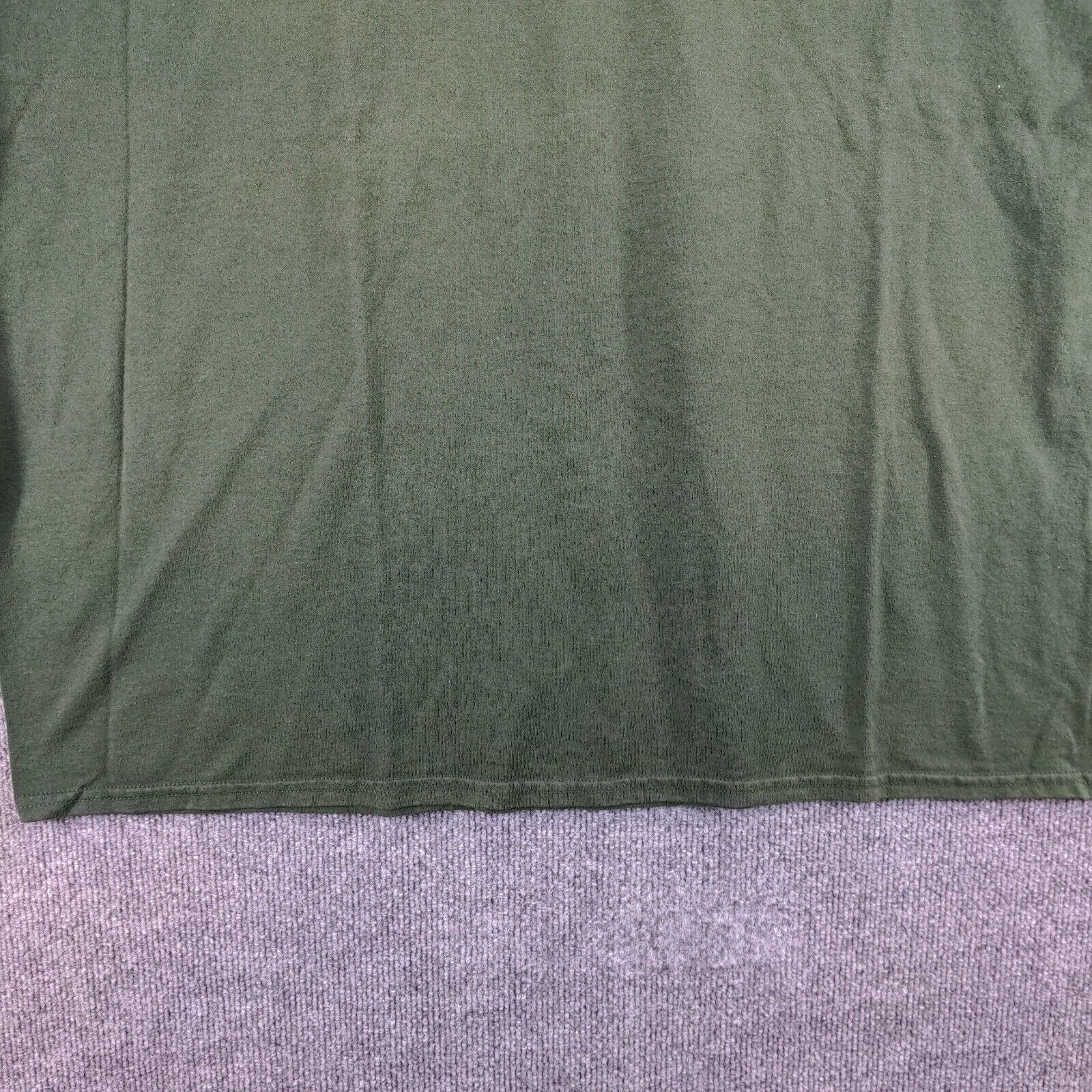 Gildan Mens Co-Alliance Logo T-Shirt Green 3XL Crew Neck Polycotton Dry Blend gallery