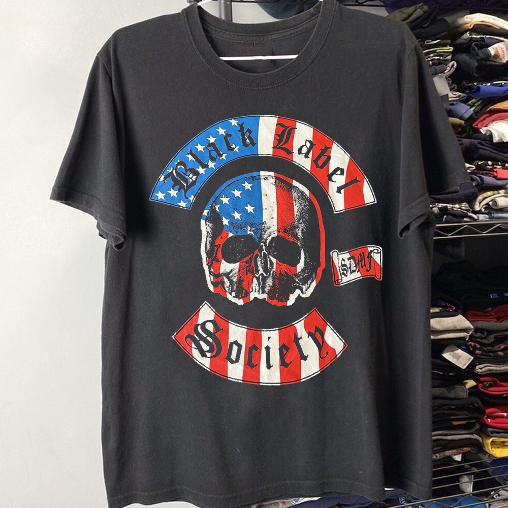 Retro BLACK LABEL SOCIETY 2011 ANGEL Unisex Black S-235XL Shirt 20D1141Ư