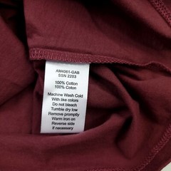 ATM Anthony Thomas Melillo V-Neck Tee T-Shirt in Cordovan Red Mens Size Medium