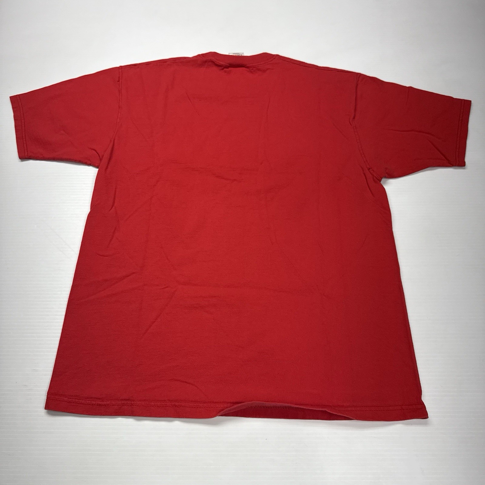 Vtg Fruit of the Loom Mens Comic Relief 8 Movie Promo Logo T-Shirt L Red Funny gallery